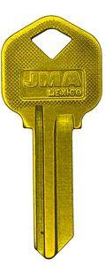 Kwikset KW1 Yellow Aluminum Key Blank $1.99